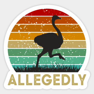 Allegedly Vintage Sticker